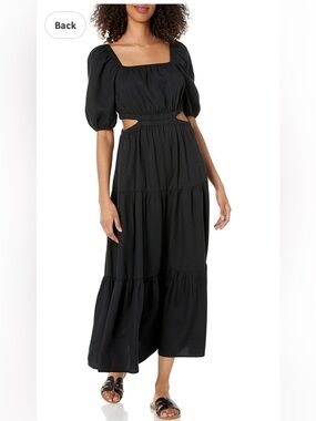 Anaya square neck cut-out maxi dress